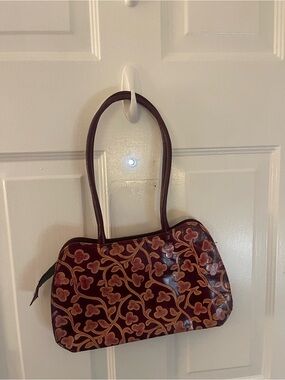Fair Trade Style Faux Leather Shoulder Bag